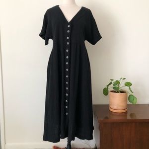 Madewell V neck maxi dress